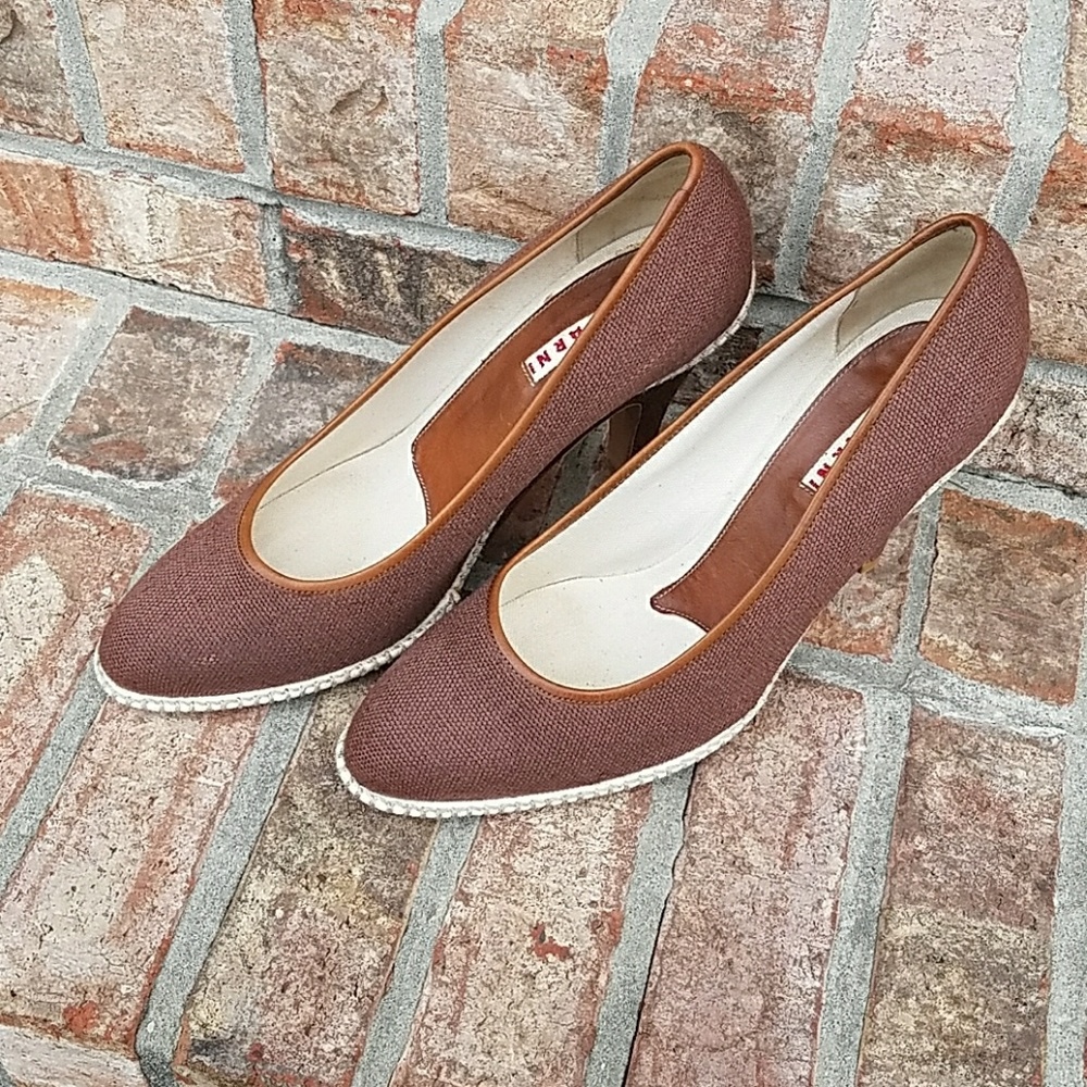 Marni Canvas Heels